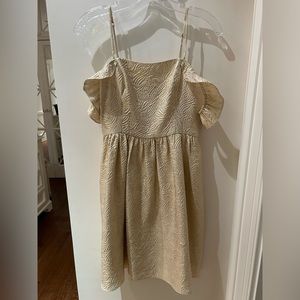 Golden Lilly Pulitzer size 0 dress